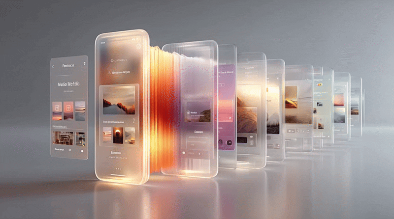 What TikTok’s Algorithm Rewards Layered smartphone screens representing TikTok’s content recommendation algorithm