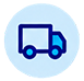blue circle with content icon