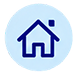 blue circle with content icon